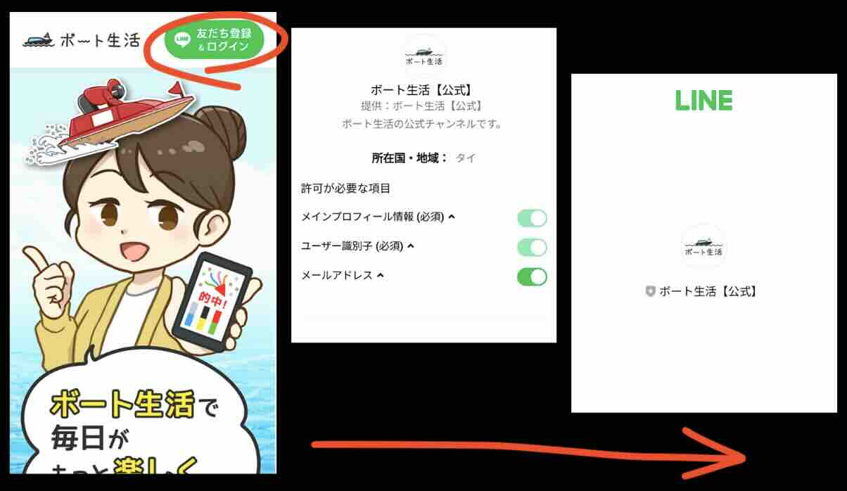 競艇予想サイト「ボート生活」への会員登録